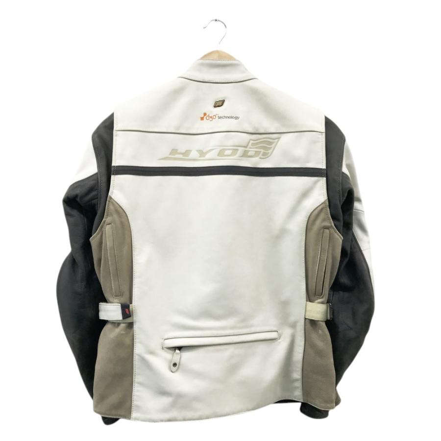 HYOD ヒョウドウ レザージャケット ホワイト系 L バイクウェア HYOD ヒョウドウ レザージャケット ホワイト系 L バイクウェア
