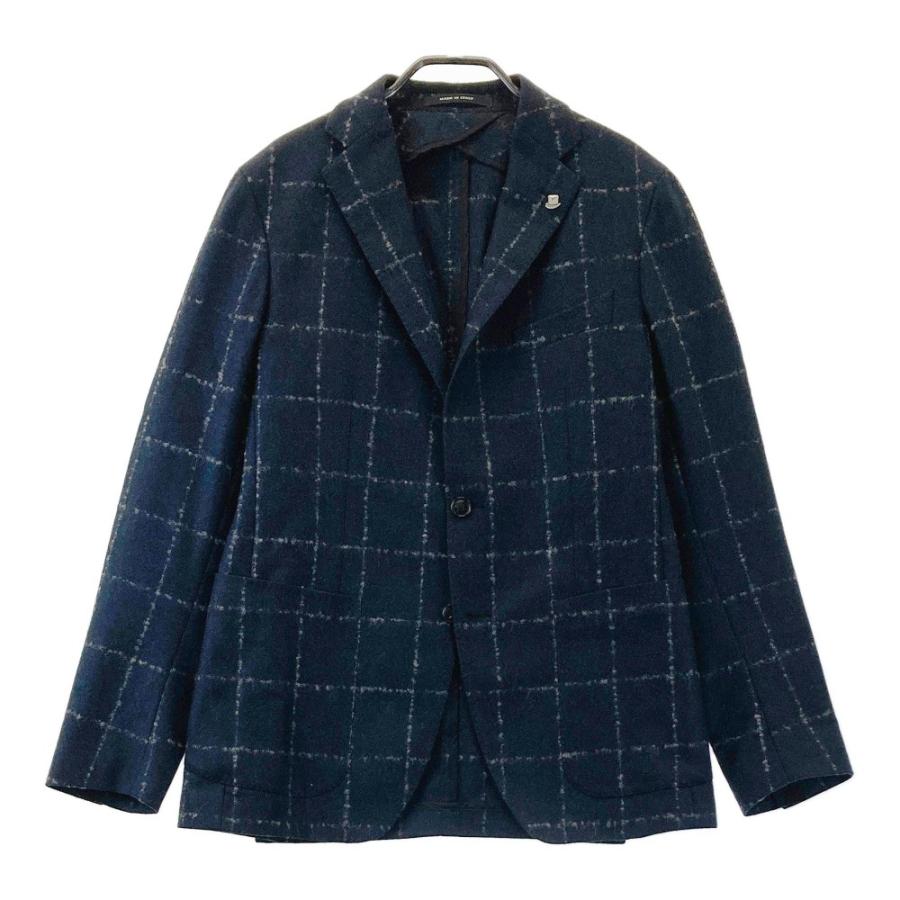 TAGLIATORE セットアップ　テーラードジャケット　チェック　ネイビー TAGLIATORE セットアップテーラードジャケットチェックネイビー