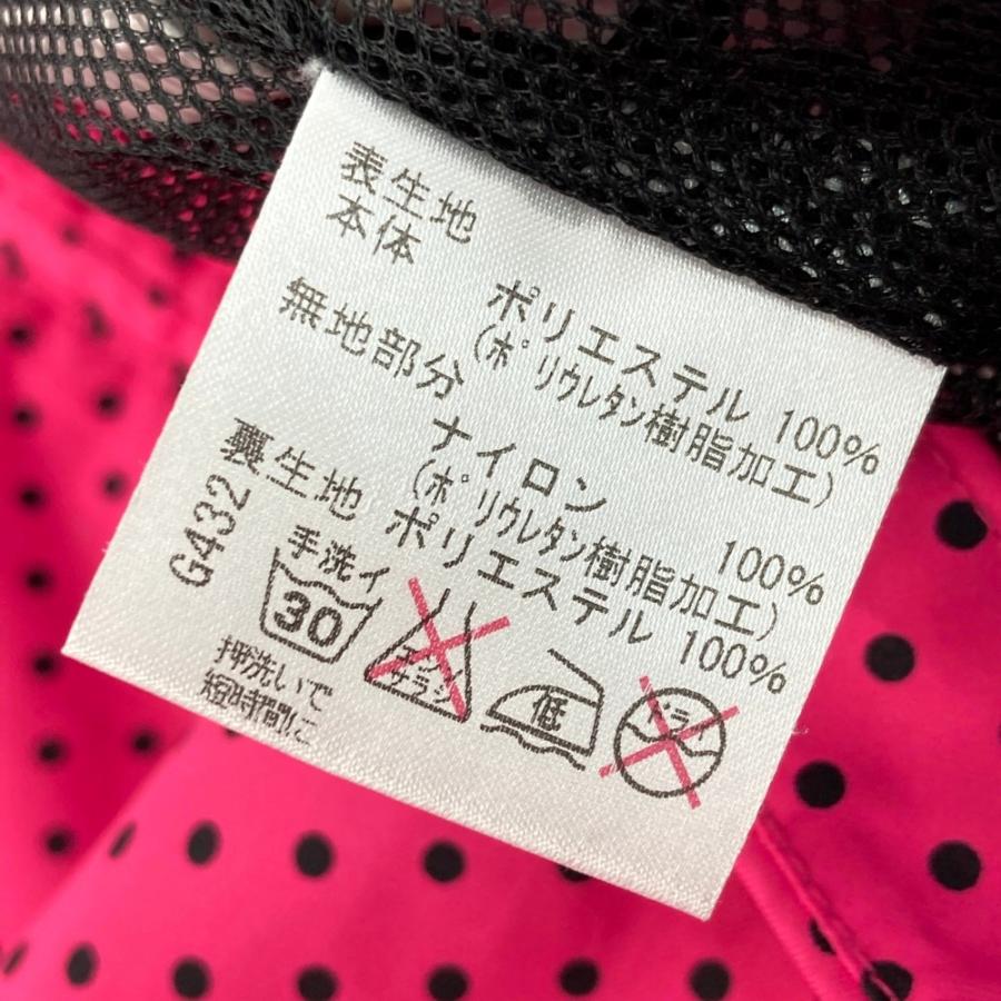 VIVA HEARTレインウェア ピンク白水玉 セット VIVA HEARTレインウェア ピンク白水玉 セット