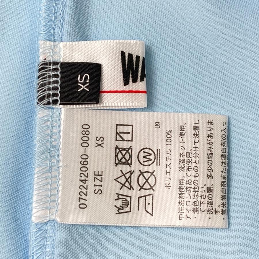 サイズ：XS WAAC ワック 072242060 長袖モックネックTシャツ ブルー系