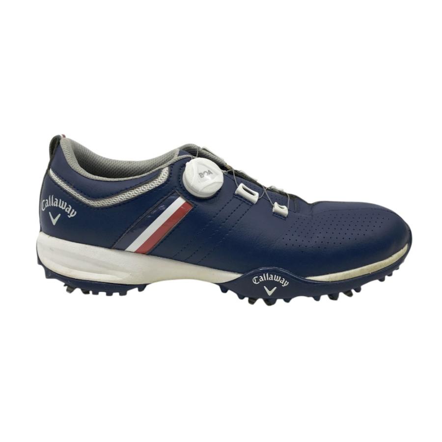美品 CALLAWAY キャロウェイ ゴルフシューズ ネイビー系 27.0