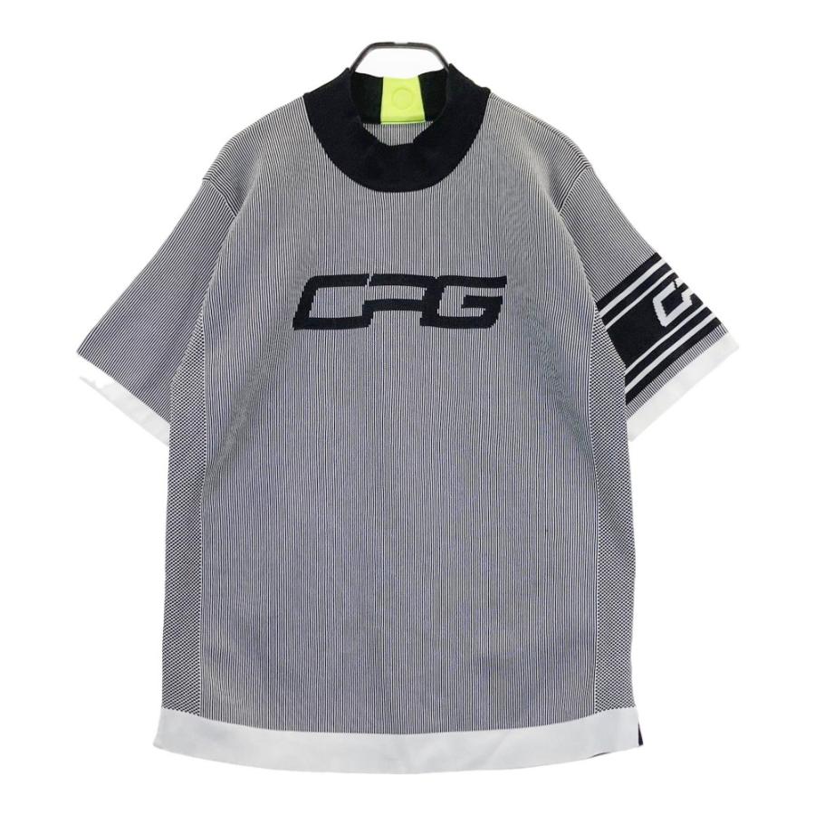 CPG GOLF シーピージーゴルフ 半袖ニット セーター ブラック系 L
