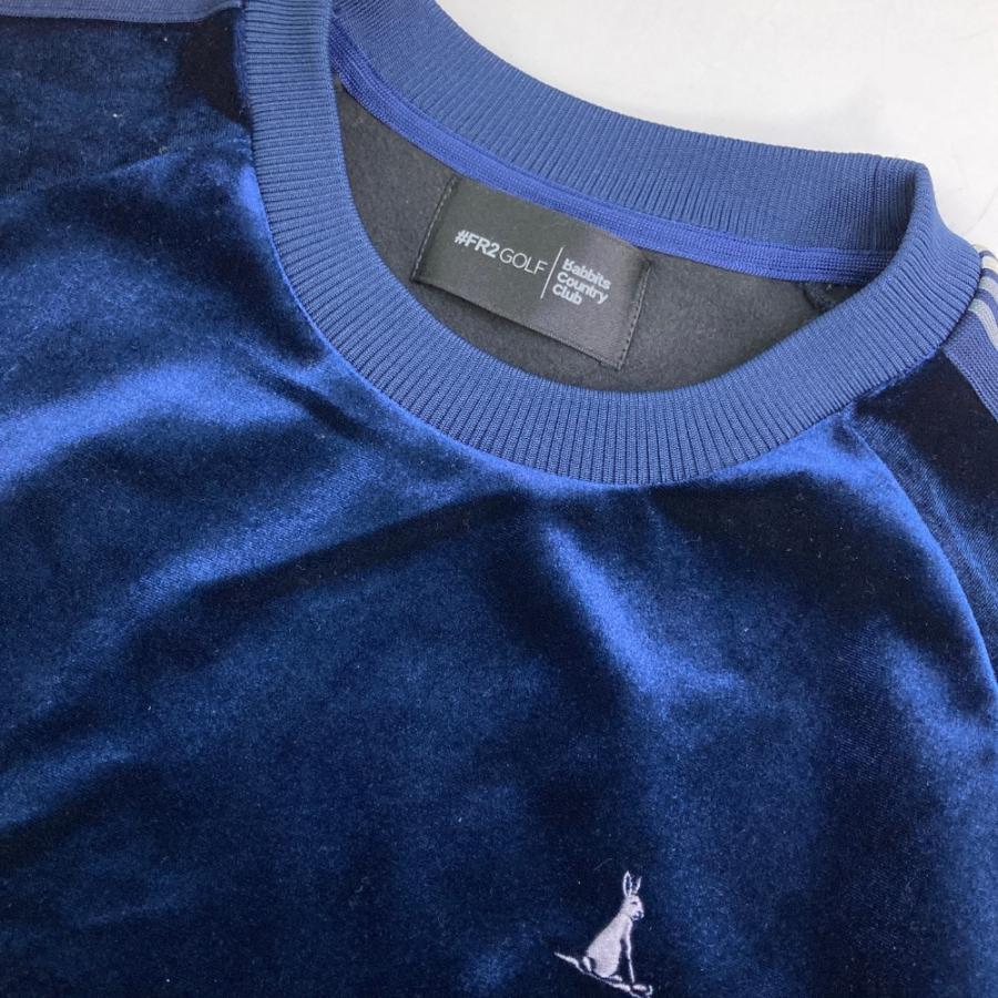 FR2 GOLF エフアールツーゴルフ Line Sleeve Velor Pullover ベロア