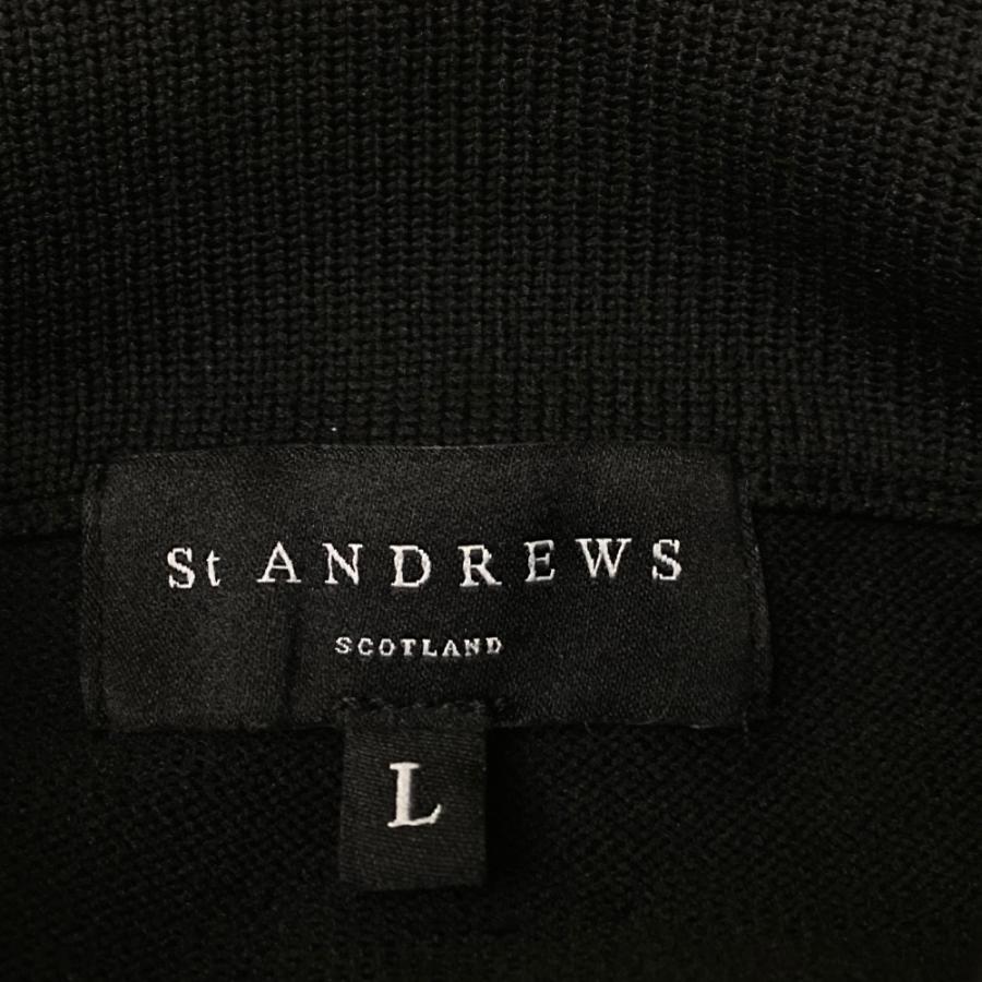【新品未使用】St ANDREWS ハーフジップ ニット ST ANDREWS セントアンドリュース ハーフジップ ニットセーター
