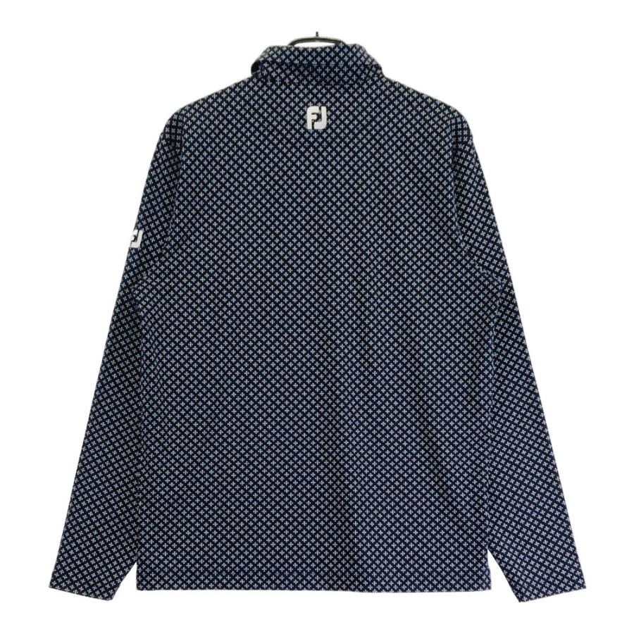 FootJoy（フットジョイ） 長袖ポロシャツ 花柄 ブラック系 XL ゴルフ