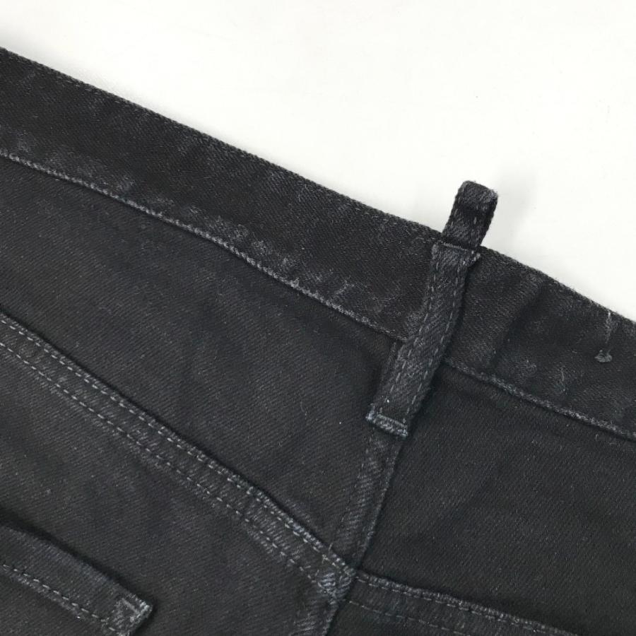 DSQUARED2 ディースクエアード S74LB1199 BLACK BULL SKATER JEAN