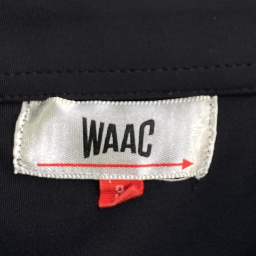 WAAC ワック 長袖ポロシャツ ブラック系 3 ゴルフウェア メンズ