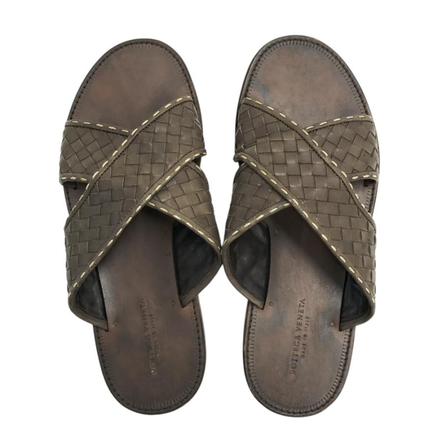 BOTTEGA VENETA ボッテガ ヴェネタ クロスベルト レザーサンダル