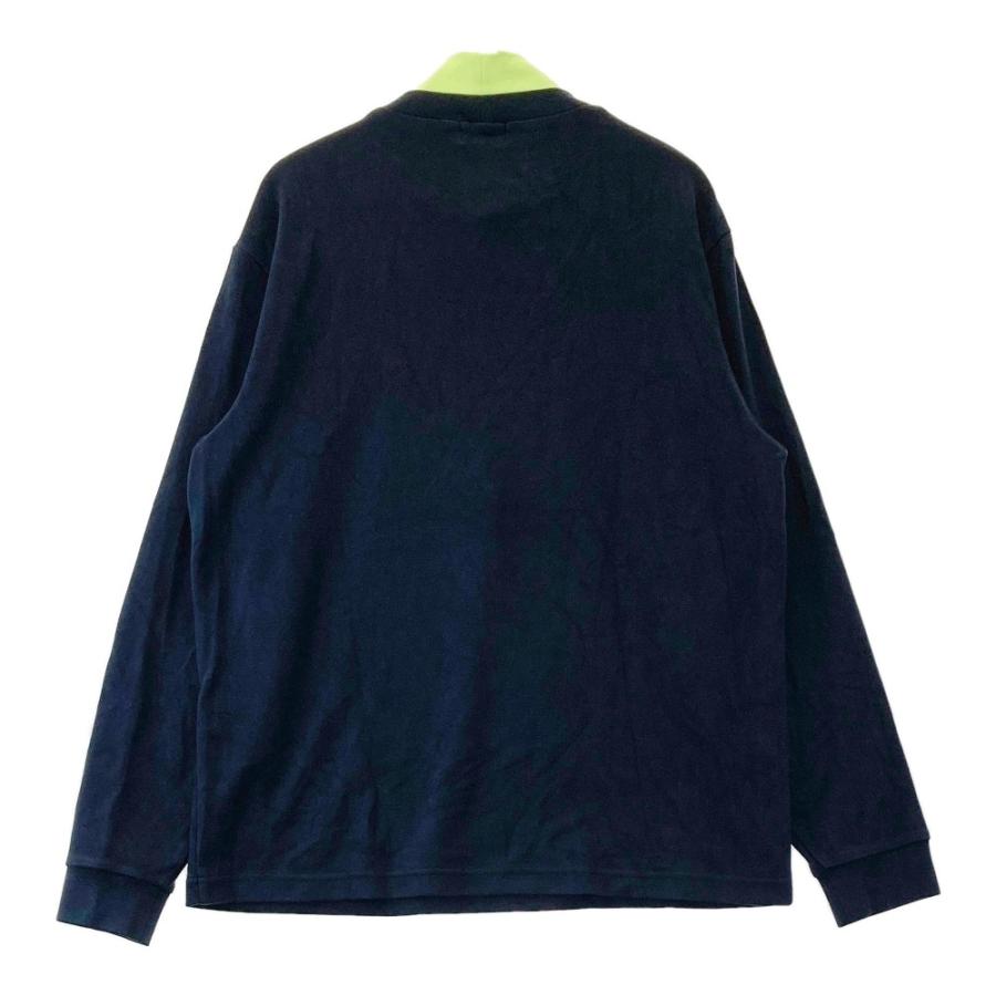 サイズ：46 ARCHIVIO アルチビオ 2023年モデル 起毛 ハイネック 長袖Tシャツ  ネイビー系 [240101420225] ゴルフウェア メンズ ストスト ARCHIVIO アルチビオ 2023年モデル 起毛 ハイネック 長袖Tシャツ