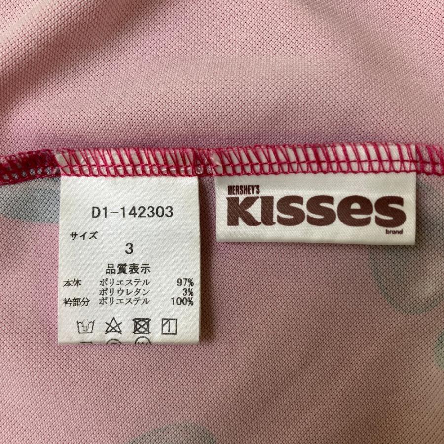サイズ：3 DANCE WITH DRAGON ダンスウィズドラゴン KISSES 半袖ポロシャツ 総柄 ピンク系 [240101420231] ゴルフウェア メンズ ストスト Dance With Dragon（ダンスウィズドラゴン） KISSES 半袖ポロシャツ 総