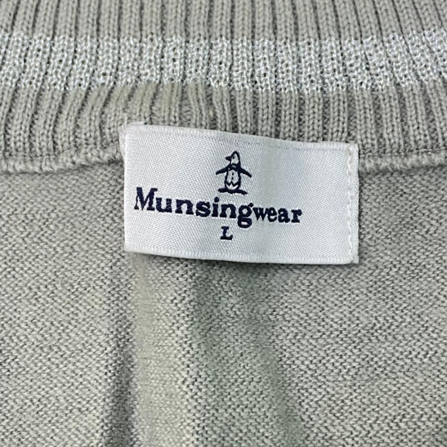 MUNSING WEAR マンシングウェア N68198 長袖ニットセーター MUNSING WEAR マンシングウェア N68198 長袖ニットセーター
