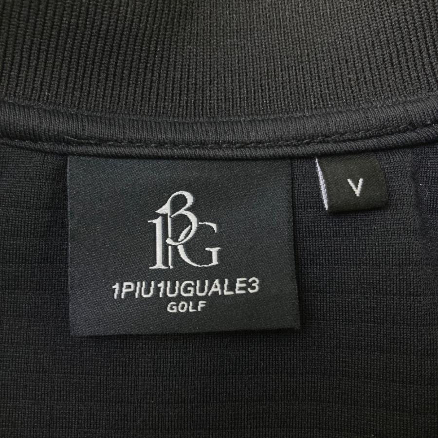1PIU1UGUALE3 GOLF GRT236 長袖襟付きTシャツ ブラック系 5 1PIU1UGUALE3 GOLF GRT236 長袖襟付きTシャツ ブラック系 5