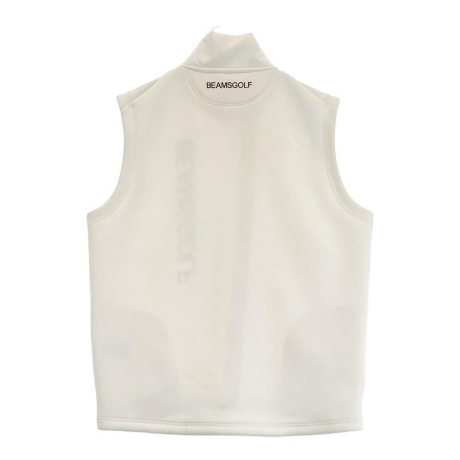 サイズ：XL BEAMS GOLF ビームスゴルフ  ジップベスト  ホワイト系 [240101420767] ゴルフウェア メンズ ストスト BEAMS GOLF ビームスゴルフ ジップベスト ホワイト系 XL ゴルフ