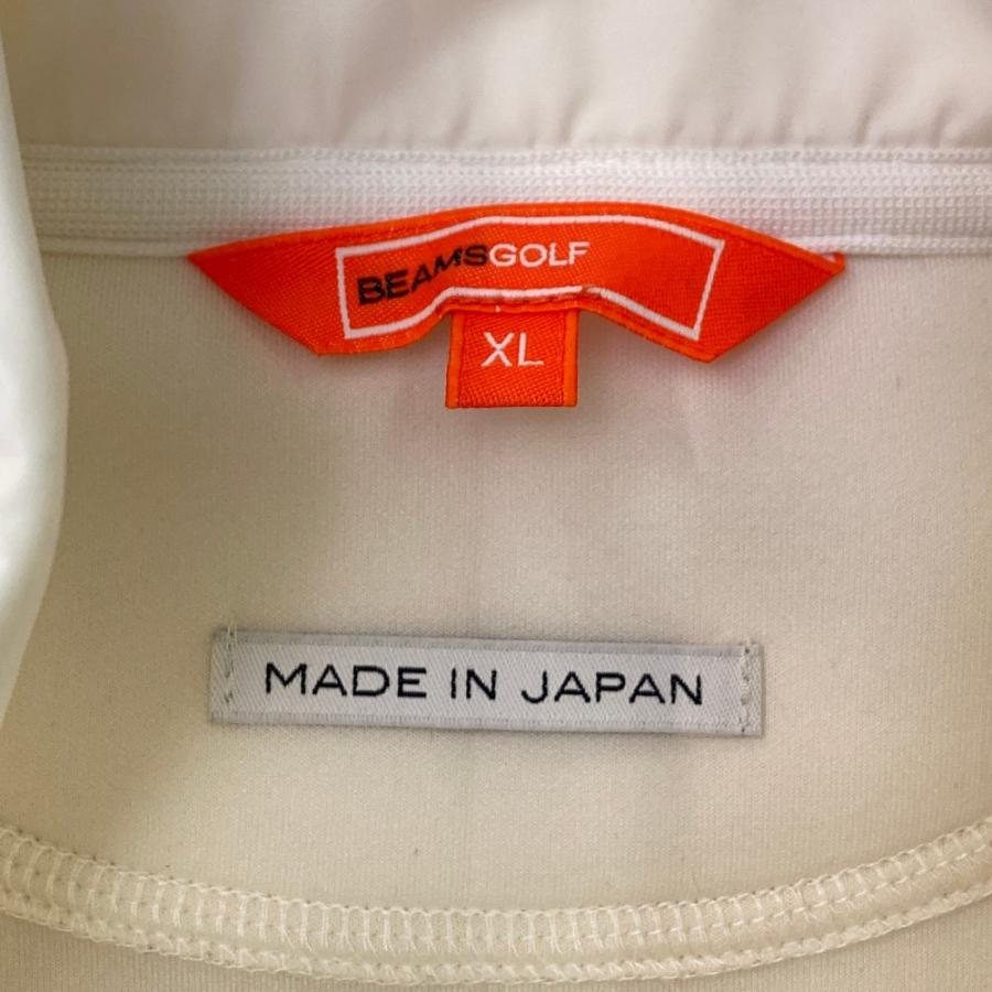 サイズ：XL BEAMS GOLF ビームスゴルフ  ジップベスト  ホワイト系 [240101420767] ゴルフウェア メンズ ストスト サイズ：XL BEAMS GOLF ビームスゴルフ ジップベスト ホワイト系
