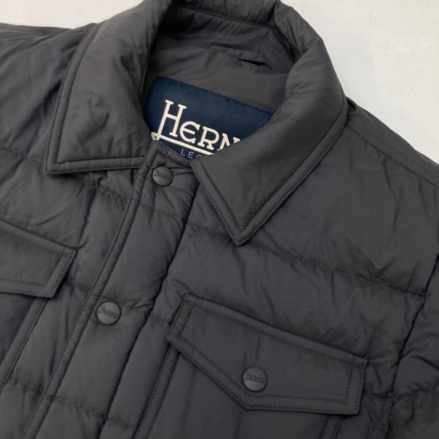 HERNO ヘルノ PI011ULE ダウンジャケット ラ デニム グレー系 48 HERNO ヘルノ PI011ULE ダウンジャケット ラ デニム グレー系 48