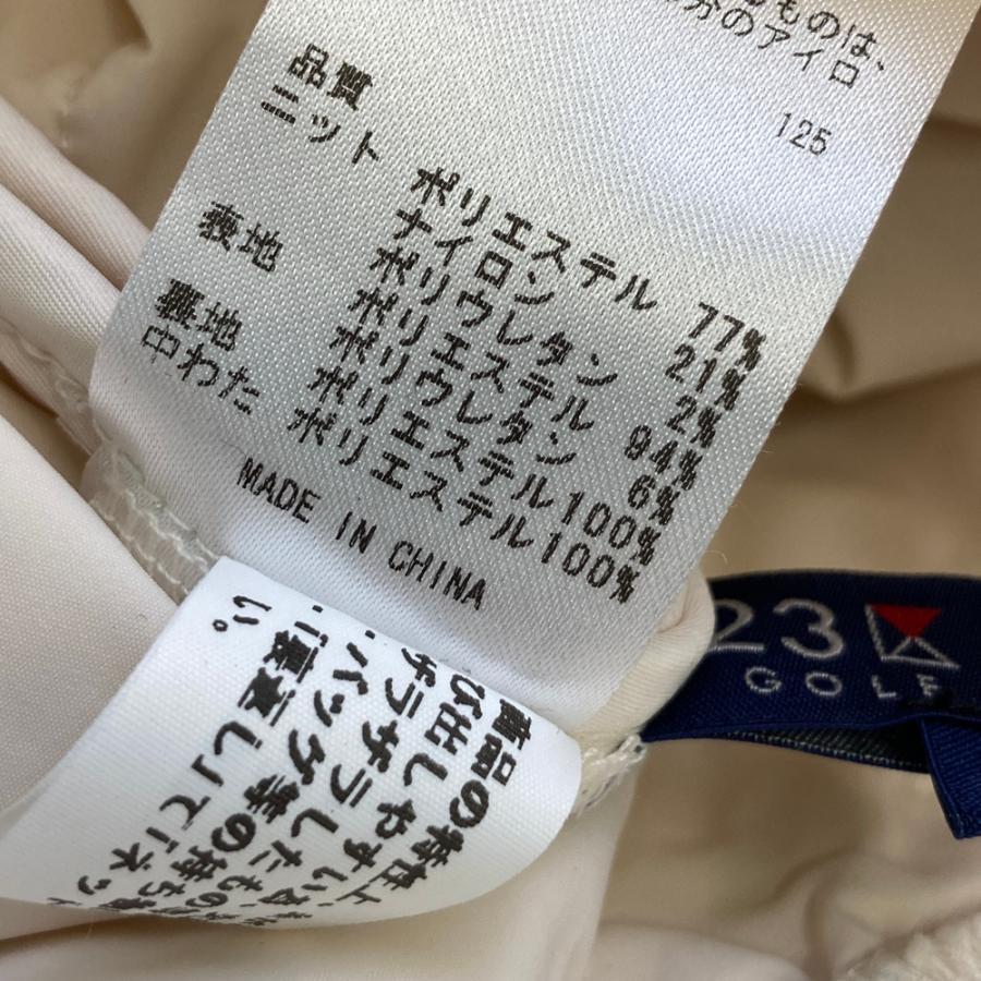 23区GOLF ニジュウサンクゴルフ 中綿プルオーバー ジャケット ホワイト