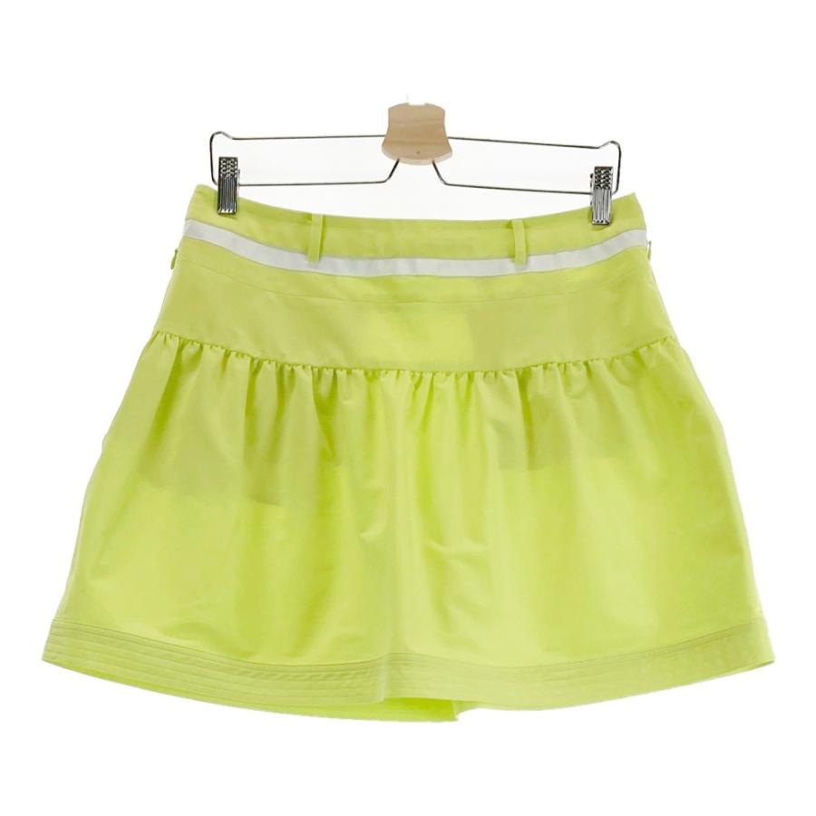 LANVIN ゴルフウエア　スカート　スポーツウエア(黄緑) LANVIN SPORT ランバン スポール 黄緑 フレアスカート グリーン系 42