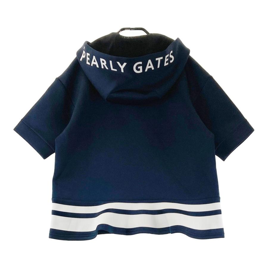 PEARLY GATES パーリーゲイツ ダンボールニット 半袖パーカー PEARLY GATES パーリーゲイツ ダンボールニット 半袖パーカー