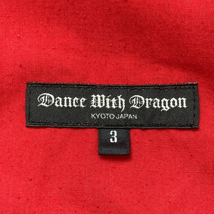 DANCE WITH DRAGON ダンスウィズドラゴン ロングパンツ 花柄 レッド系