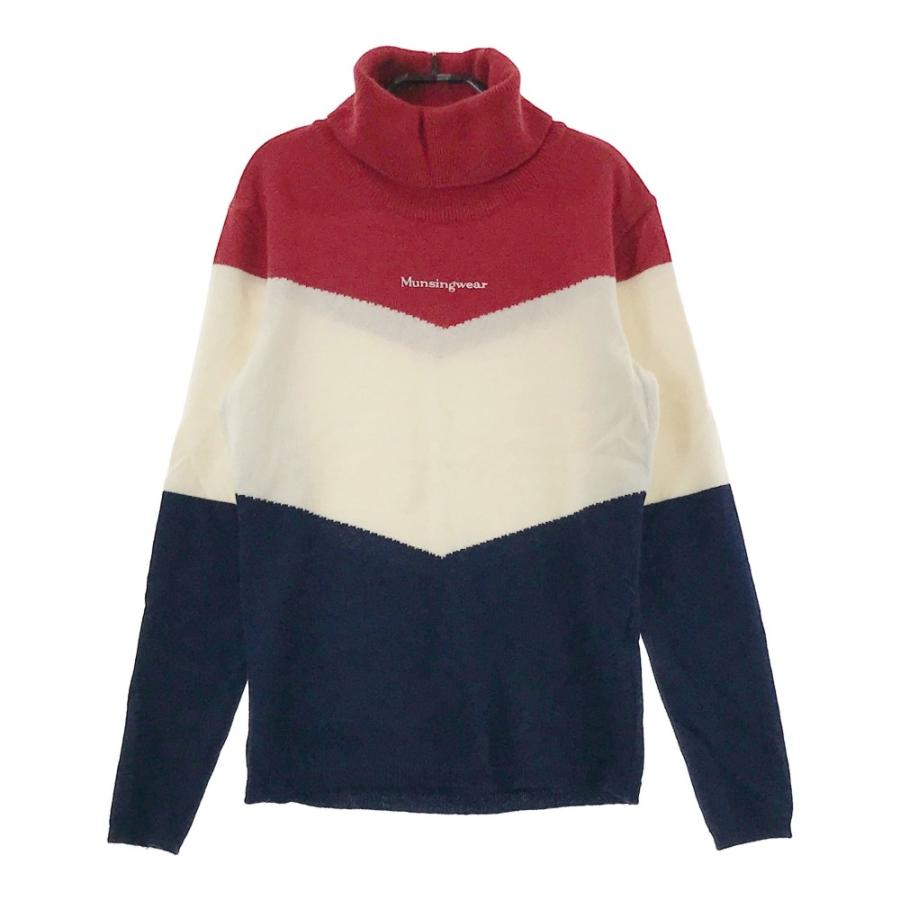MUNSING WEAR マンシングウェア ウール タートルネック ニット MUNSING WEAR マンシングウェア ウール タートルネック ニット