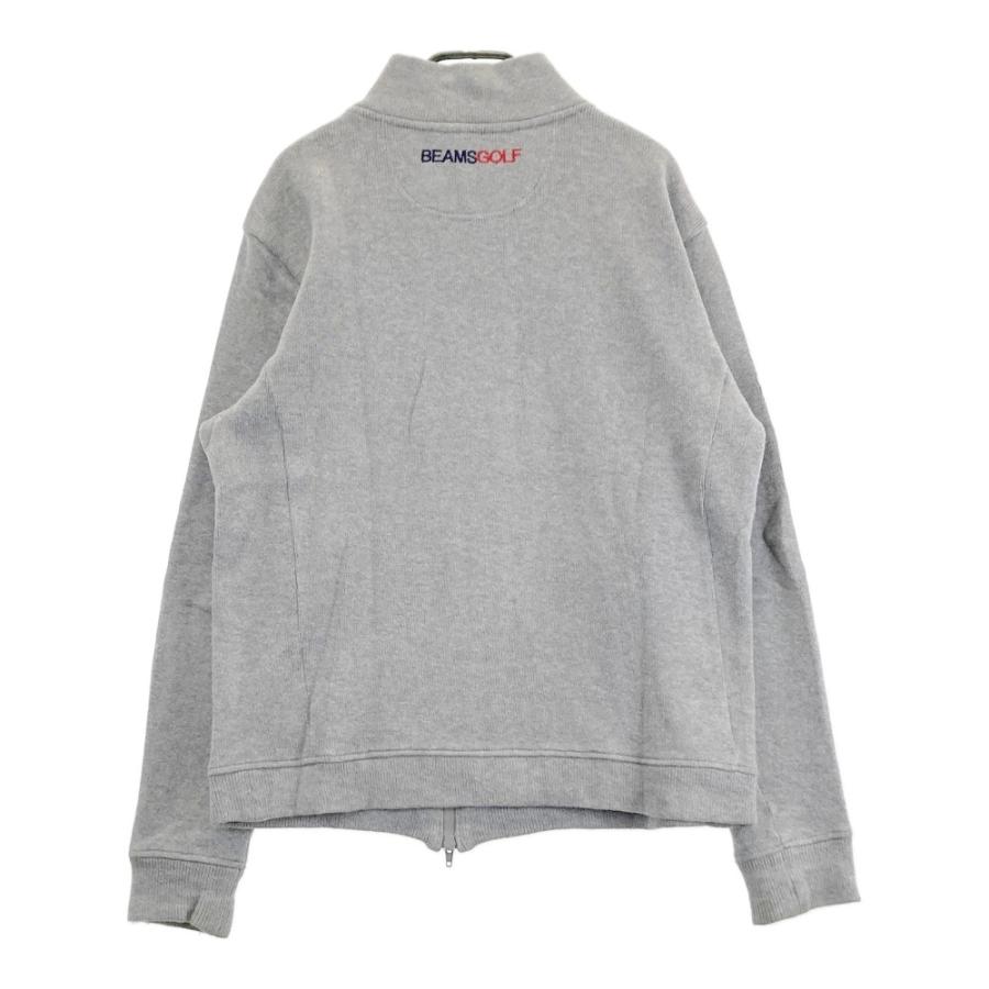 サイズ：L BEAMS GOLF ビームスゴルフ  ニットジャケット  グレー系 [240101422255] ゴルフウェア メンズ ストスト BEAMS GOLF ビームスゴルフ ニットジャケット グレー系 L ゴルフ