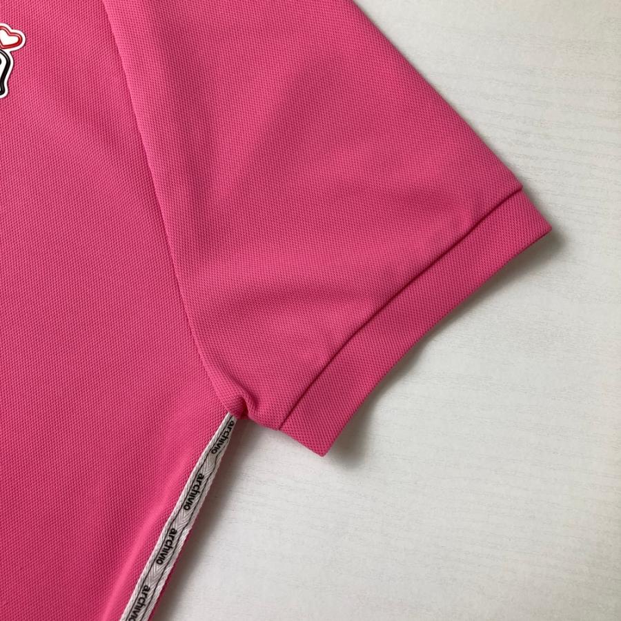 ARCHIVIO アルチビオ 襟付き 半袖Tシャツ ピンク系 36 ゴルフ
