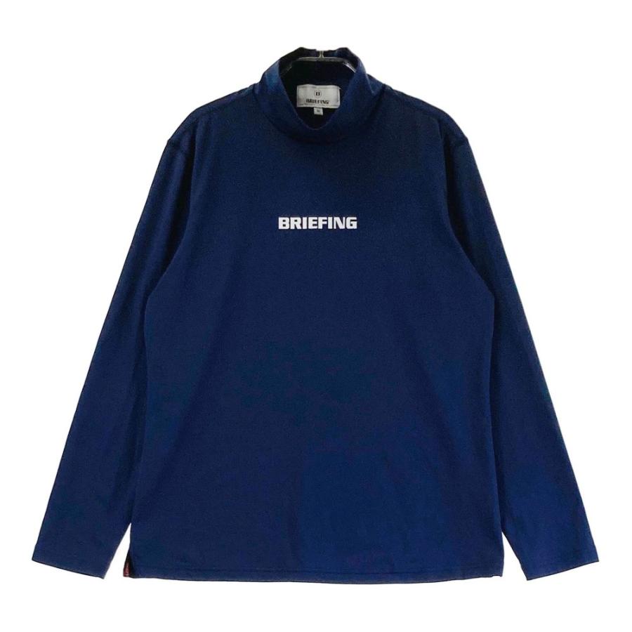 BRIEFING 長袖ハイネックシャツ ダークブルー 【公式通販】