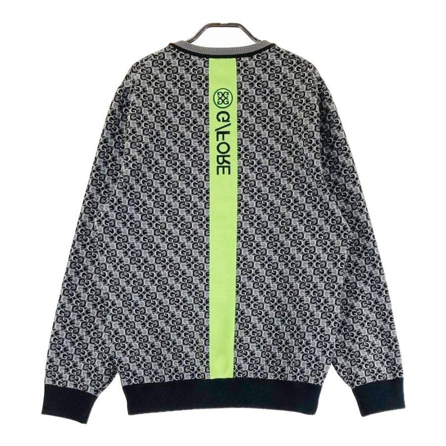 サイズ：3 G/FORE ジーフォア  ニット セーター 総柄 グレー系 [240101422655] ゴルフウェア メンズ ストスト G/FORE ジーフォア ニット セーター 総柄 グレー系 3 ゴルフ