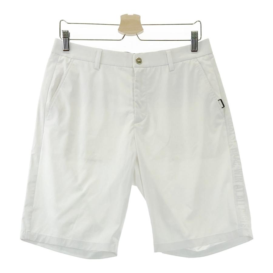 WAAC ワック ストレッチ ハーフパンツ ホワイト系 2 ゴルフウェア