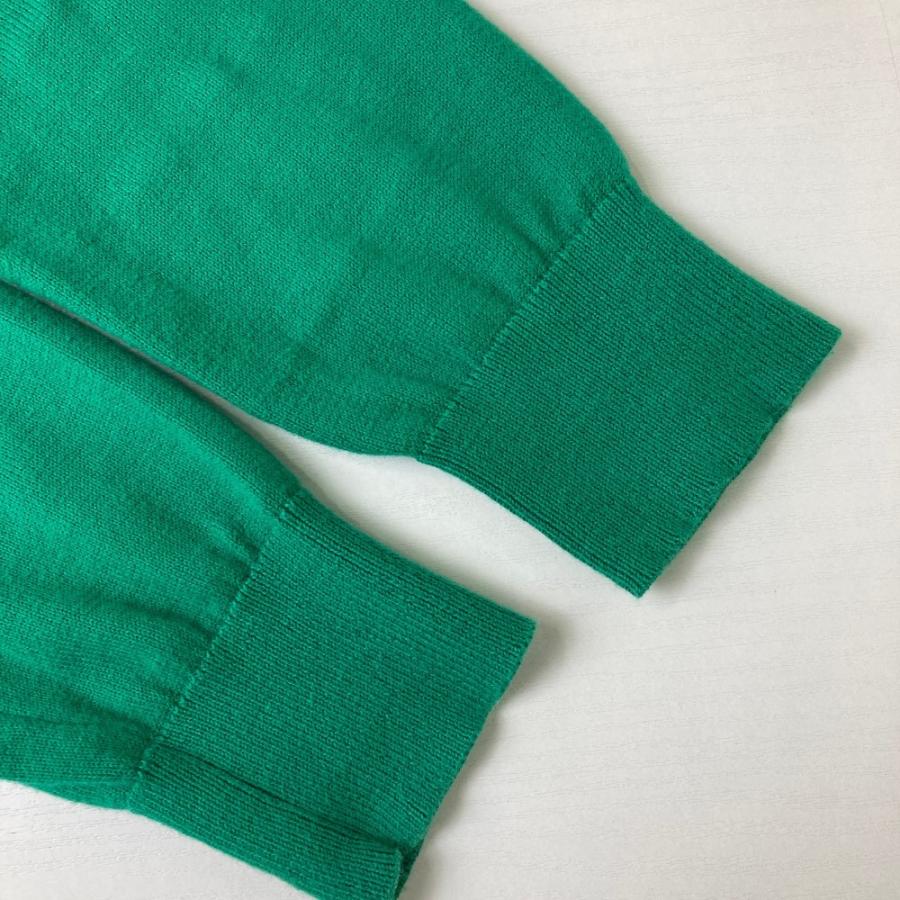 サイズ：1 PEARLY GATES パーリーゲイツ  ニットセーター ロゴワッペン  グリーン系 [240101422924] ゴルフウェア レディース ストスト PEARLY GATES パーリーゲイツ ニットセーター ロゴワッペン