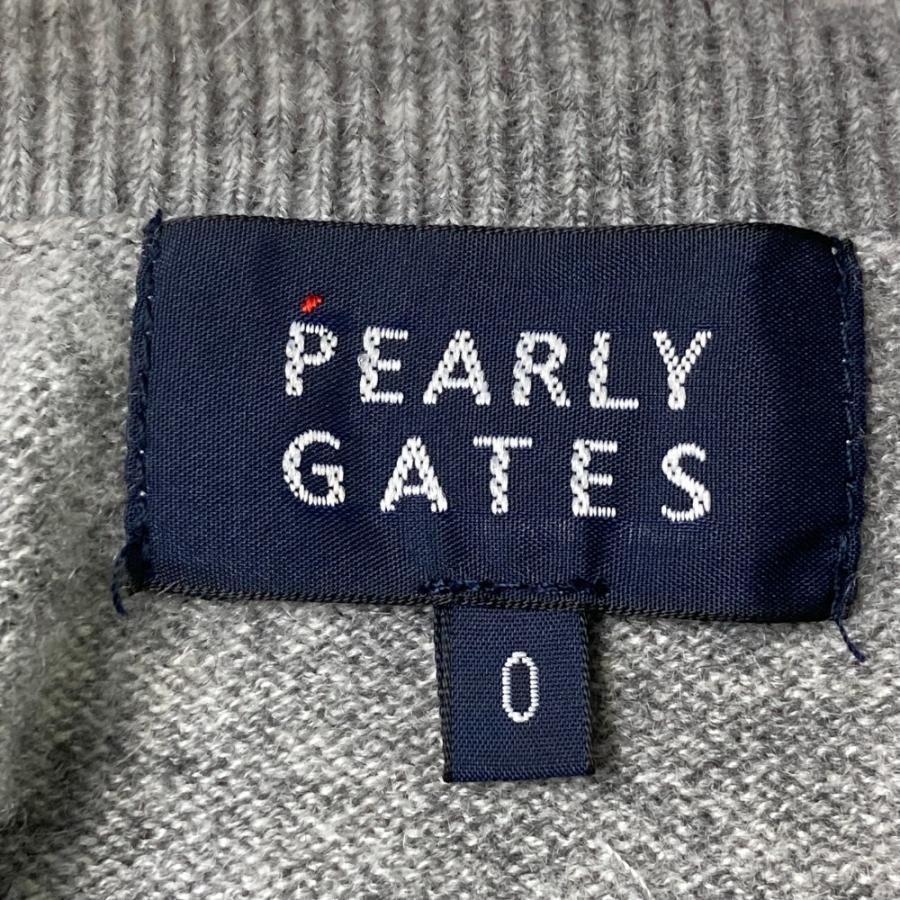 PEARLY GATES パーリーゲイツ カシミヤ ニットセーター ビックロゴ