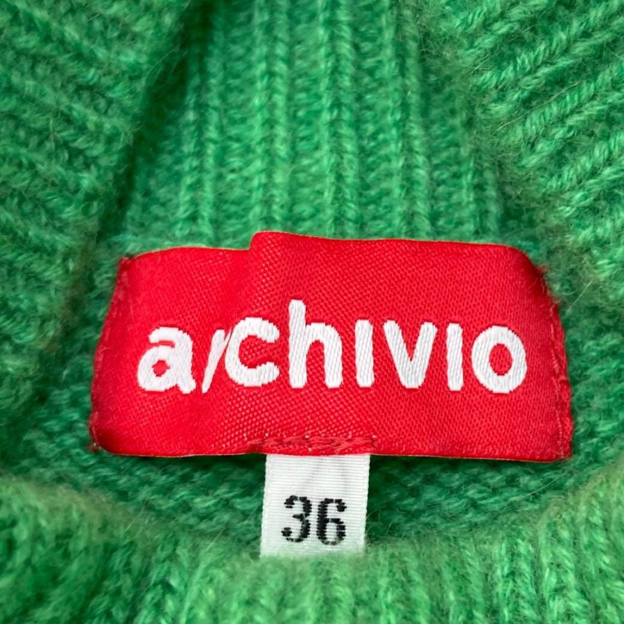 ARCHIVIO アルチビオ カシミヤ ハイネック ニットセーター ARCHIVIO アルチビオ カシミヤ ハイネック ニットセーター