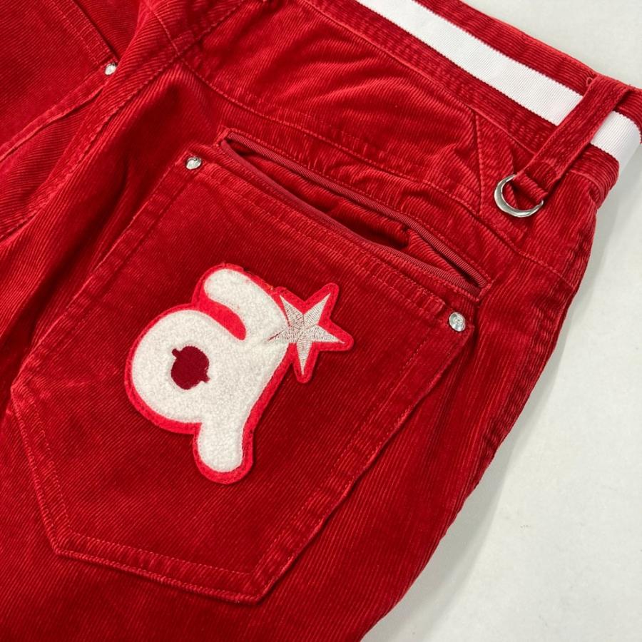 ARCHIVIO アルチビオ コーデュロイパンツ レッド系 46 ゴルフウェア