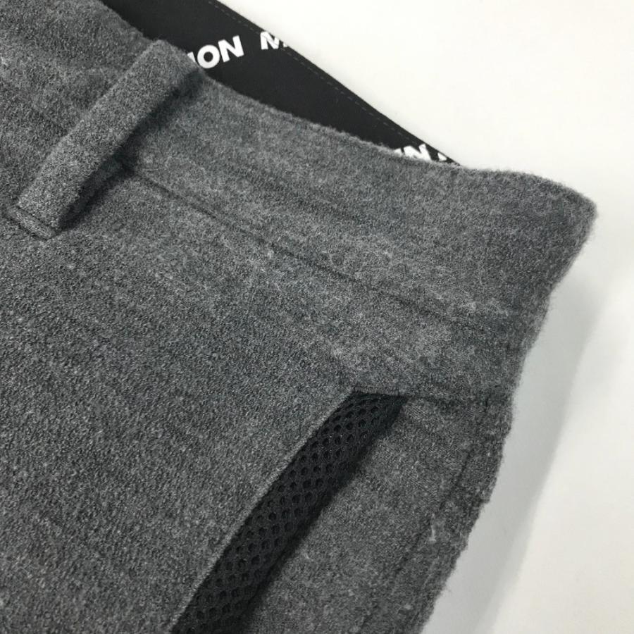 サイズ：3 MASTER BUNNY EDITION マスターバニーエディション BATMAN バットマン ウール混 ストレッチパンツ  グレー系 [240101423589] ゴルフウェア メンズ ストスト MASTER BUNNY EDITION マスターバニーエディション BATMAN バットマン