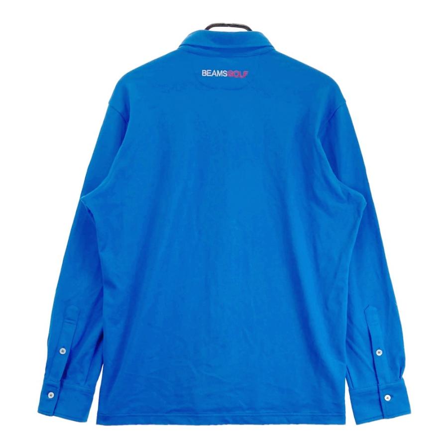 BEAMSGOLF ビームスゴルフ　ボタンダウン長袖シャツ　XL 新品】BEAMS GOLF ビームスゴルフ 長袖シャツ ボタンダウン ブルー系
