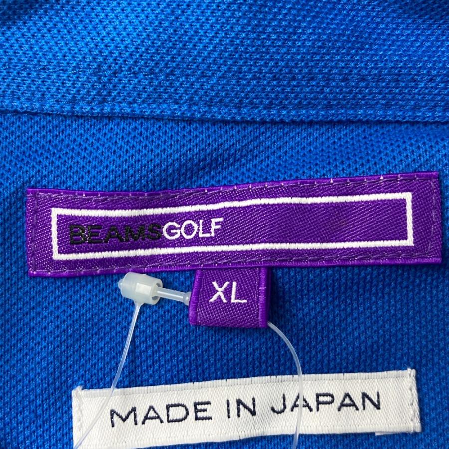 新品】BEAMS GOLF ビームスゴルフ 長袖シャツ ボタンダウン ブルー系