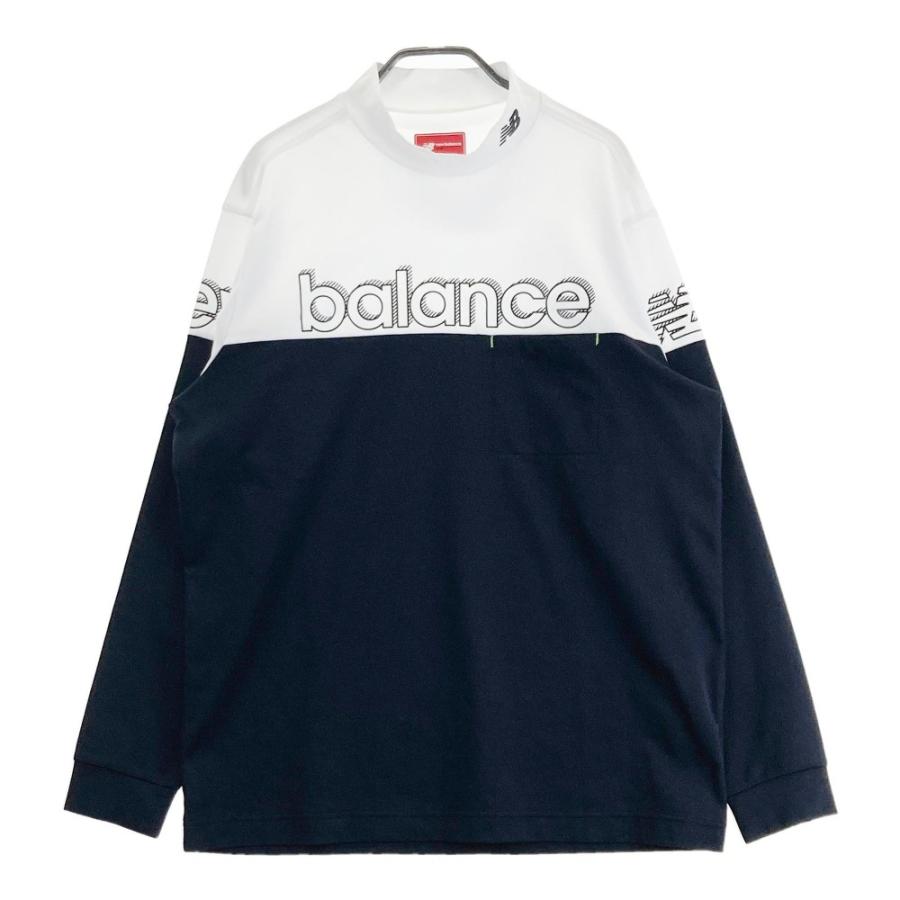 サイズ：1 NEW BALANCE GOLF ニューバランス 2023年モデル モックネック 長袖Tシャツ 総柄 ベージュ系 [240101471088] ゴルフウェア レディース ストスト NEW BALANCE GOLF ニューバランス 2023年モデル モックネック