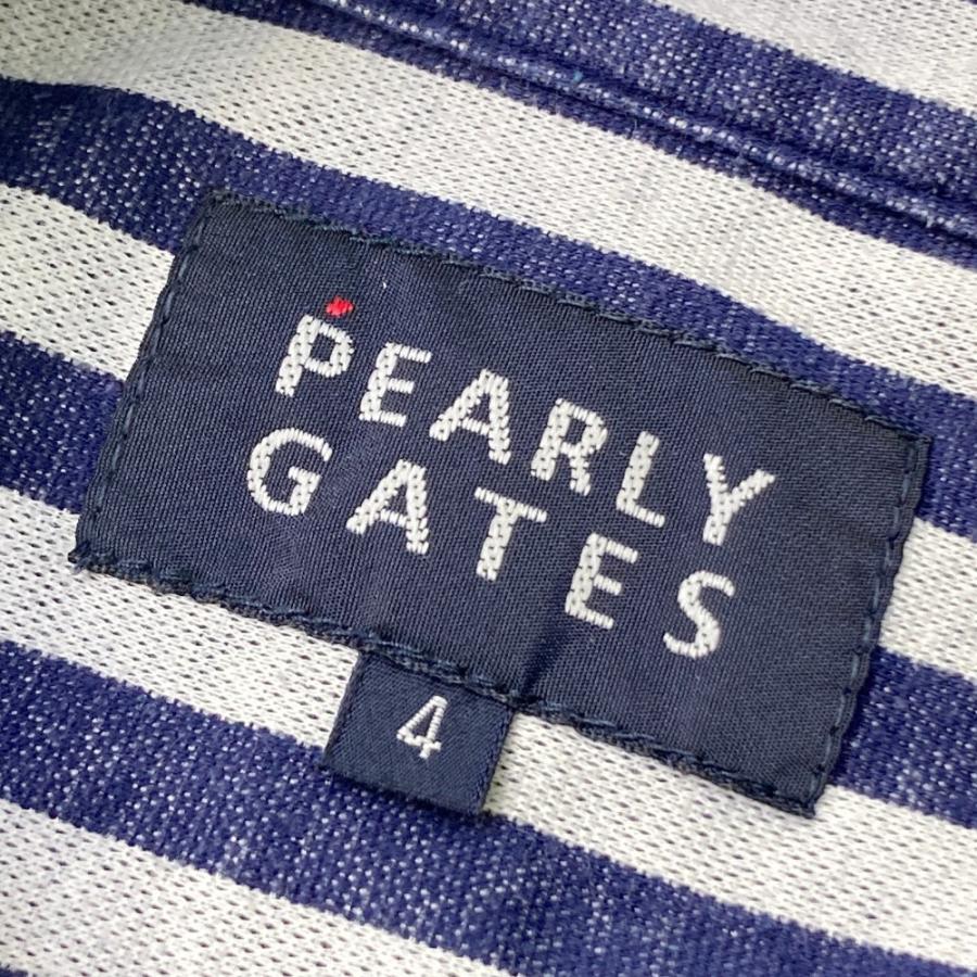 PEARLY GATES（パーリーゲイツ） 長袖ポロシャツ ボタンダウン
