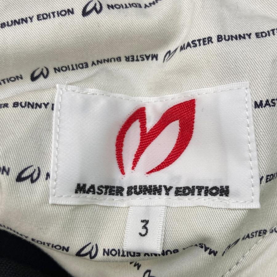 サイズ：3 MASTER BUNNY EDITION マスターバニーエディション  ベロアパンツ  ブラック系 [240101424393] ゴルフウェア メンズ ストスト MASTER BUNNY EDITION マスターバニーエディション ベロアパンツ