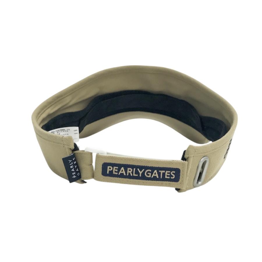 PEARLY GATES パーリーゲイツ サンバイザー ベージュ系 FR ゴルフ