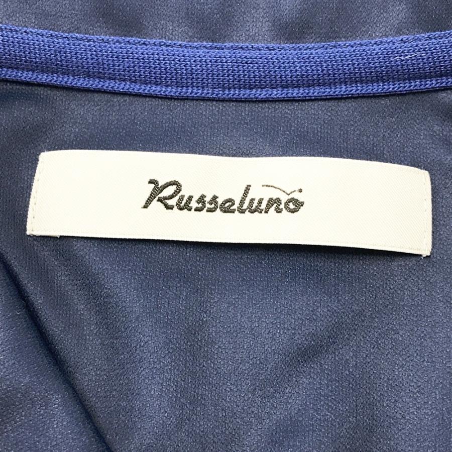 RUSSELUNO ラッセルノ RS-1920314 半袖ポロシャツ ビッグマスクルチャ  ネイビー系 5 ゴルフウェア メンズの画像