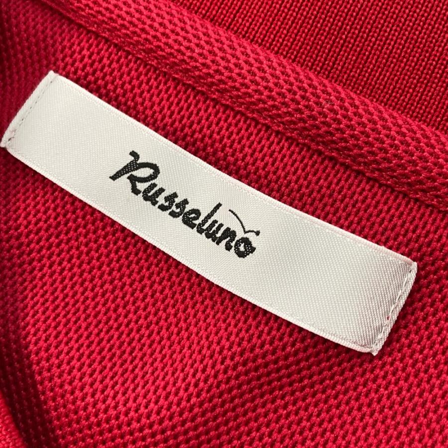 RUSSELUNO ラッセルノ 襟付 半袖Tシャツ レッド系 5 ゴルフ RUSSELUNO ラッセルノ 襟付 半袖Tシャツ レッド系 5 ゴルフ