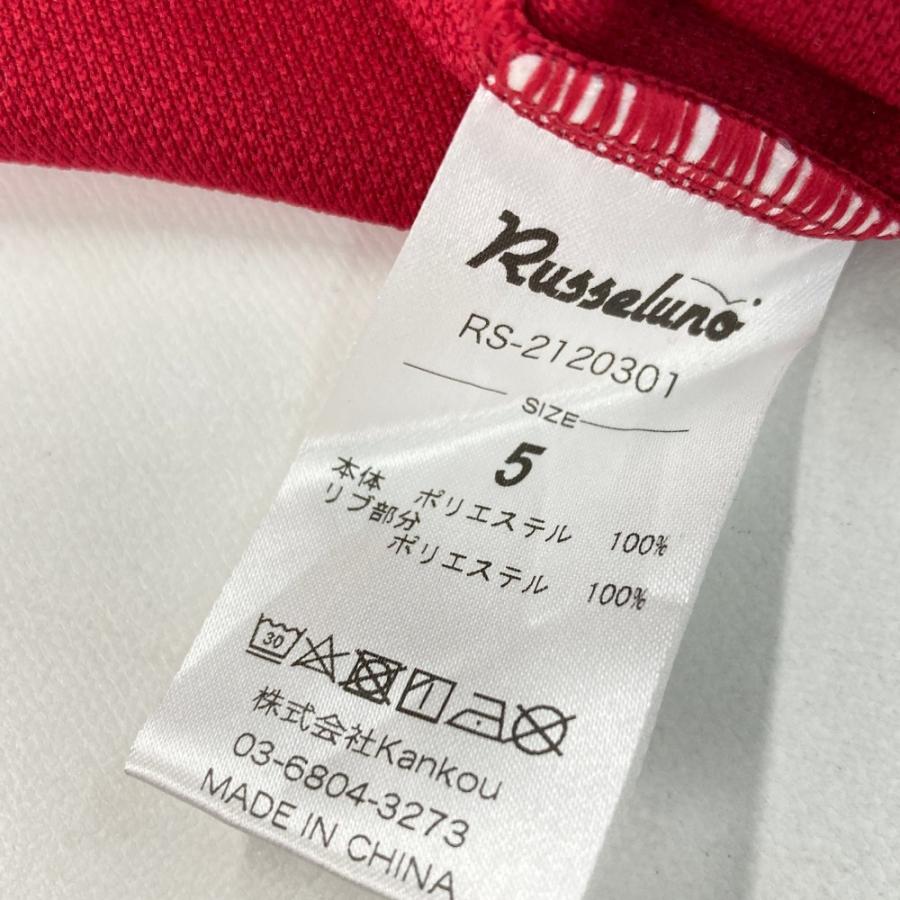 RUSSELUNO ラッセルノ 襟付 半袖Tシャツ レッド系 5 ゴルフ RUSSELUNO ラッセルノ 襟付 半袖Tシャツ レッド系 5 ゴルフ