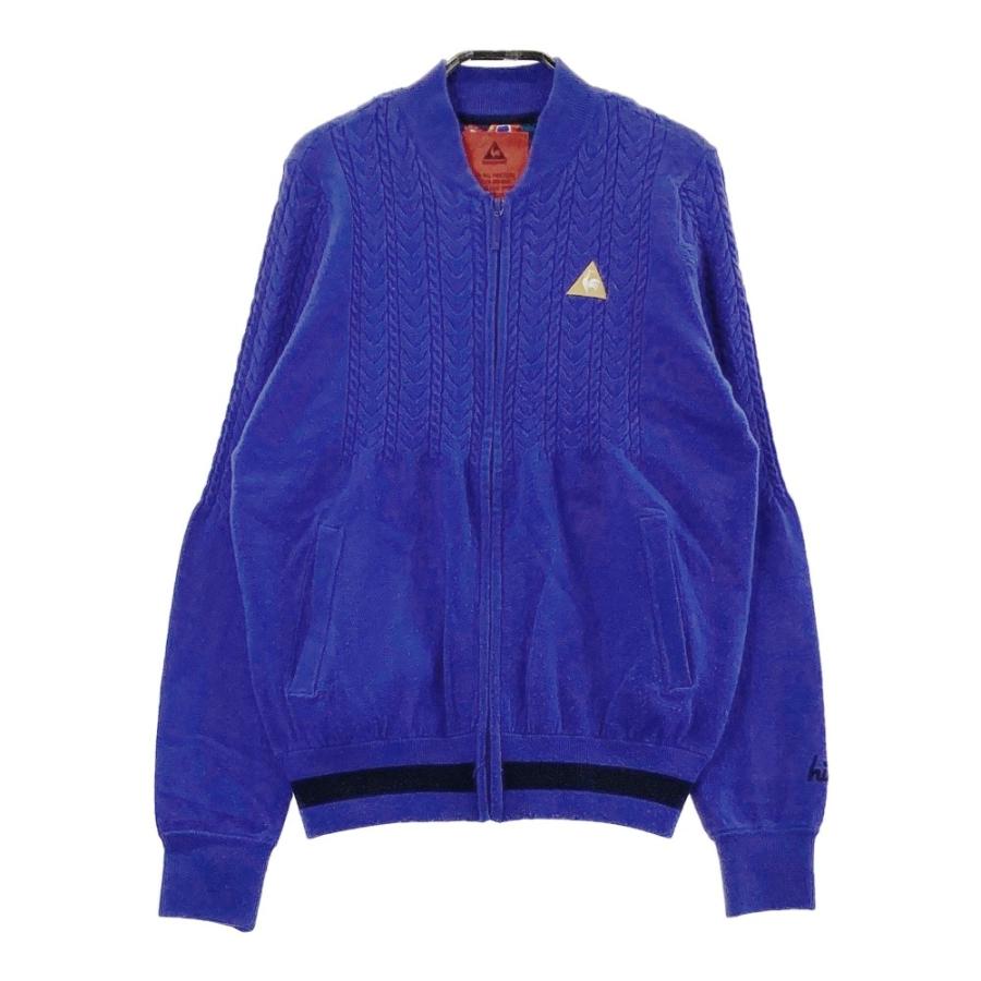 lecoqsportif ルコック ゴルフ ニットジャケット 春先 M le coq sportif GOLF（ルコックスポルティフ ゴルフ） LE COQ GOLF