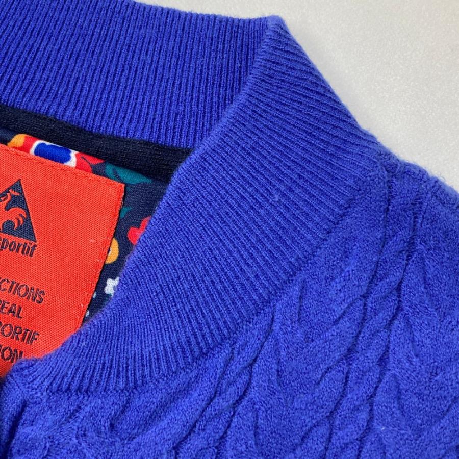 lecoqsportif ルコック ゴルフ ニットジャケット 春先 M le coq sportif GOLF（ルコックスポルティフ ゴルフ） LE COQ GOLF