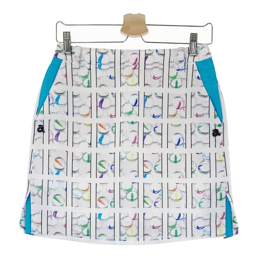 サイズ：38 ARCHIVIO アルチビオ  スカート 総柄 ホワイト系 [240101424988] ゴルフウェア レディース ストスト ARCHIVIO アルチビオ スカート 総柄 ホワイト系 38 ゴルフウェア