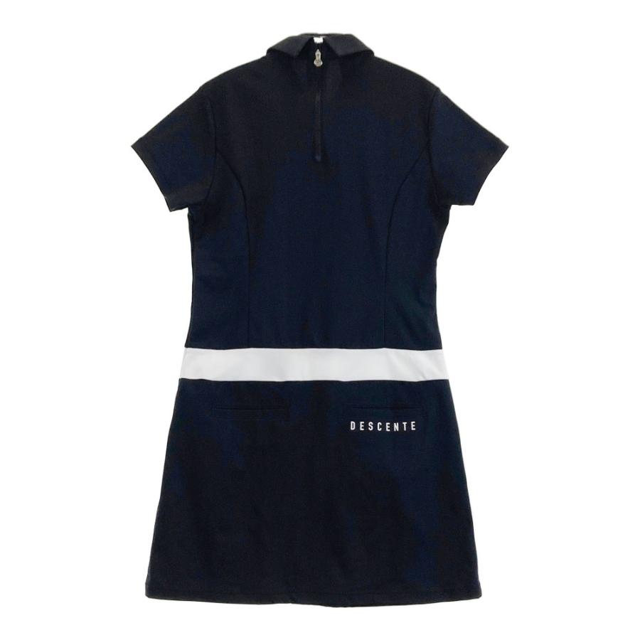 デサント ゴルフワンピース 黒 M デサント ゴルフワンピース 黒 M 涼黒 スリーブレスワンピース