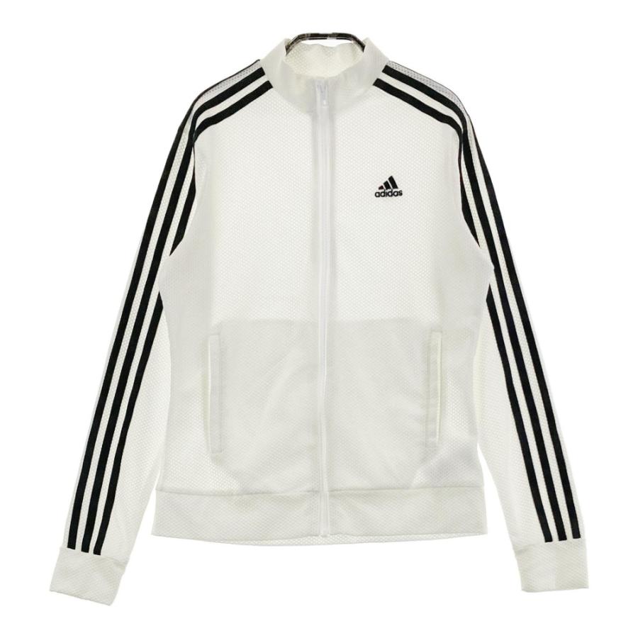 adidas ゴルフ レディース セットアップ メッシュ ジャケット ホワイト ADIDAS GOLF アディダスゴルフ ジップ ジャケット メッシュ