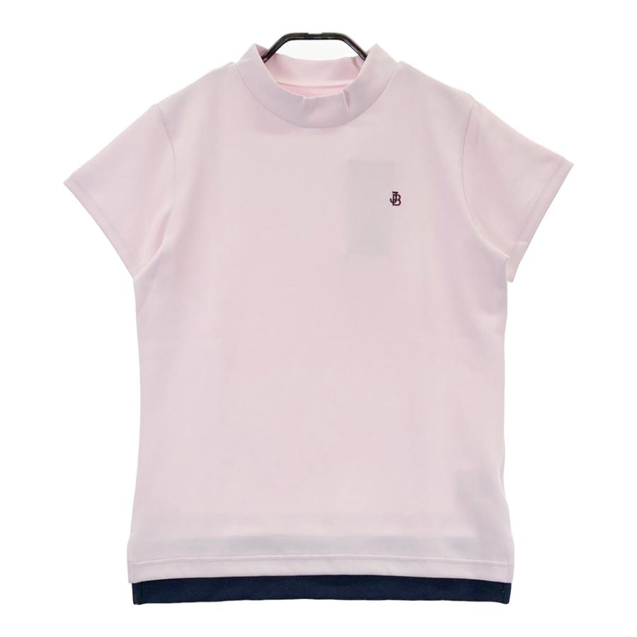 JACK BUNNY モックネックシャツ ピンク 新品】JACK BUNNY ジャックバニー 2024年 半袖モックネックTシャツ