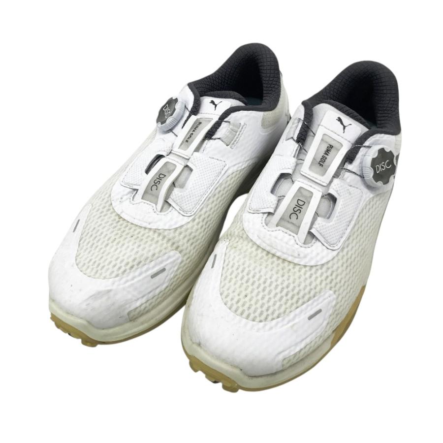 PUMA GOLF プーマゴルフ 310219 ゴルフシューズ シャドウキャット ニトロ  ホワイト系 26 [240101425197] ゴルフウェア メンズ ストスト PUMA GOLF プーマゴルフ 310219 ゴルフシューズ シャドウ